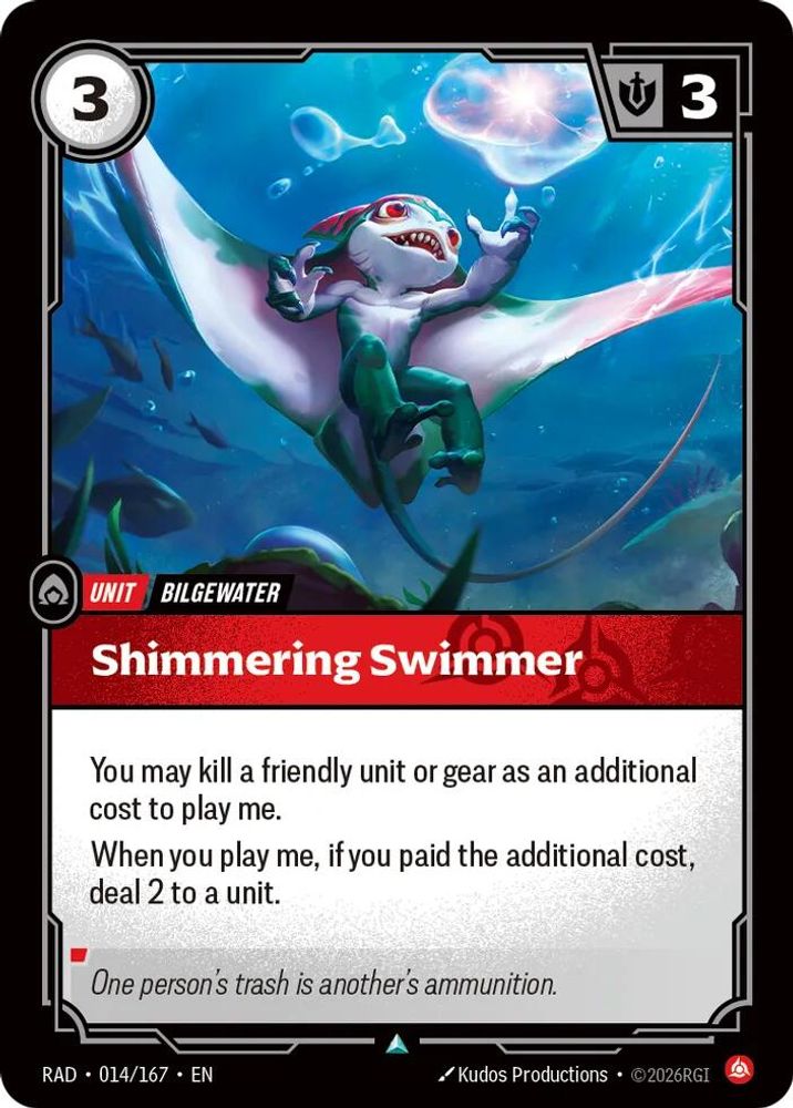 Shimmering Swimmer 014/167 Uncommon Radiance