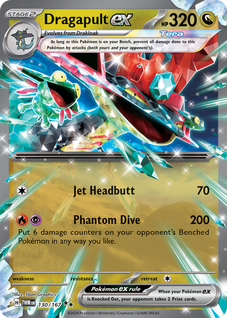Dragapult ex 130/167 Double Rare Twilight Masquerade Holo