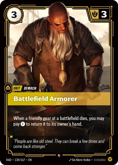 Battlefield Armorer 130/167 Rare Radiance Foil