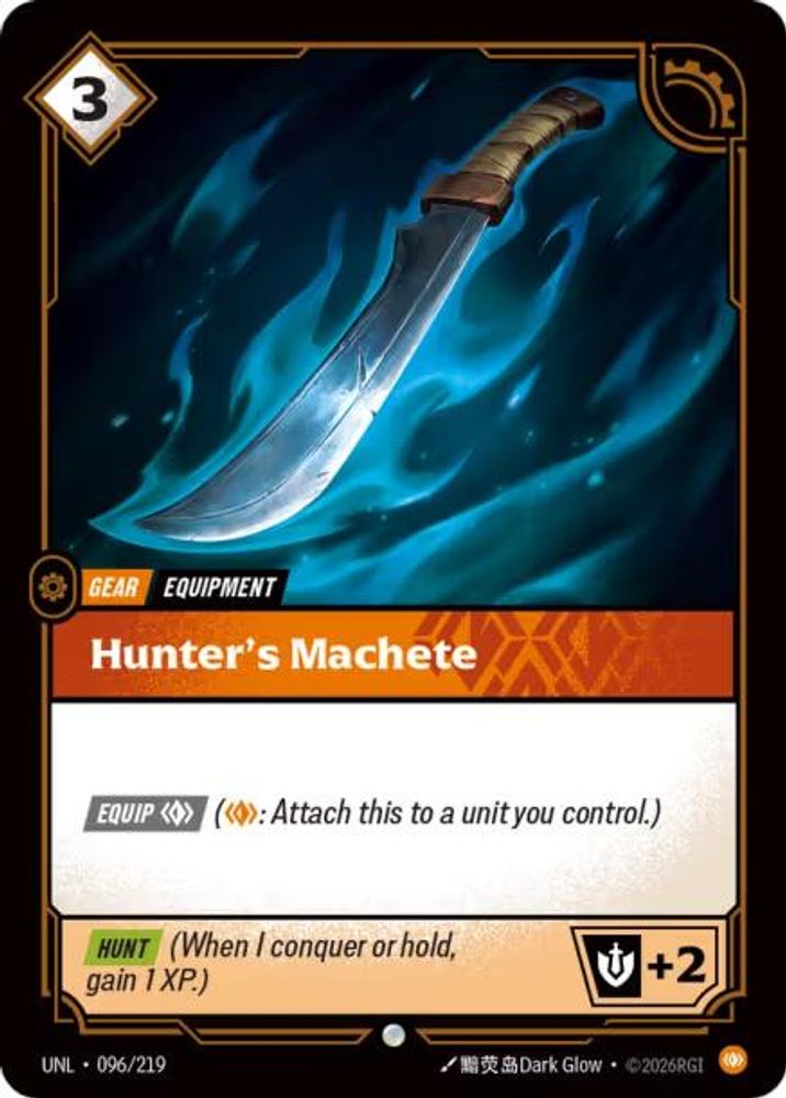 Hunter's Machete 096/219 Common Unleashed