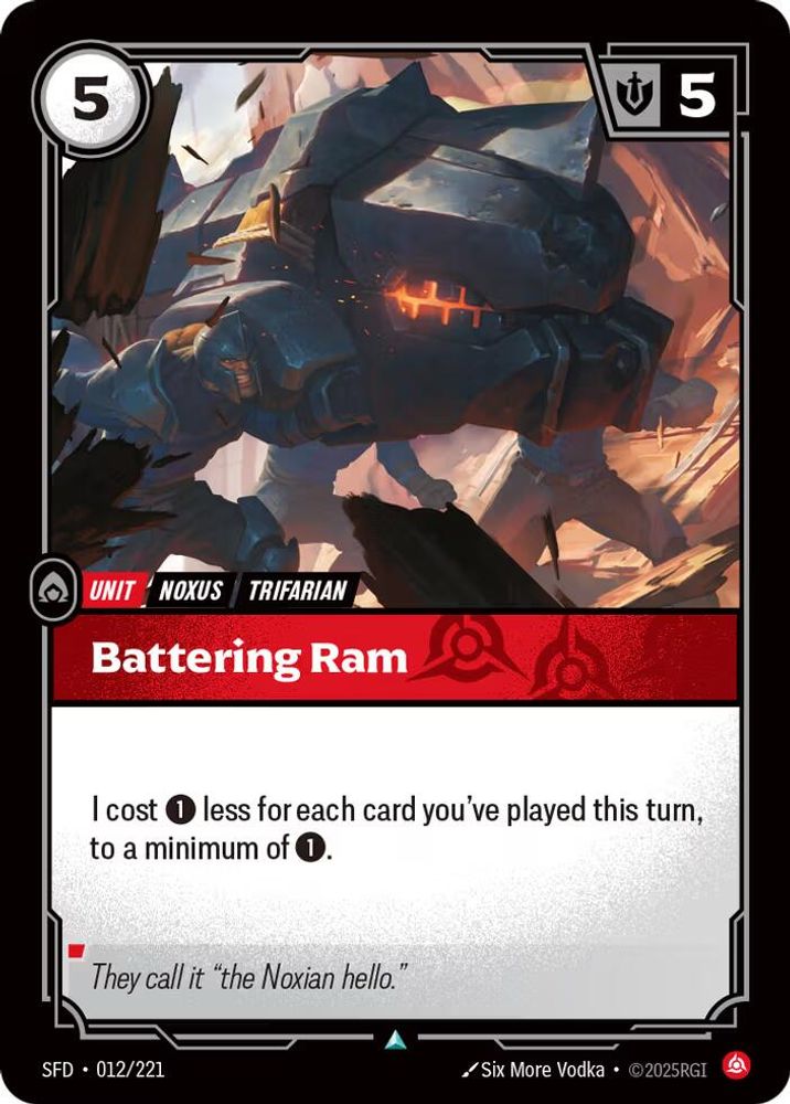 Battering Ram 012/221 Uncommon Spiritforged
