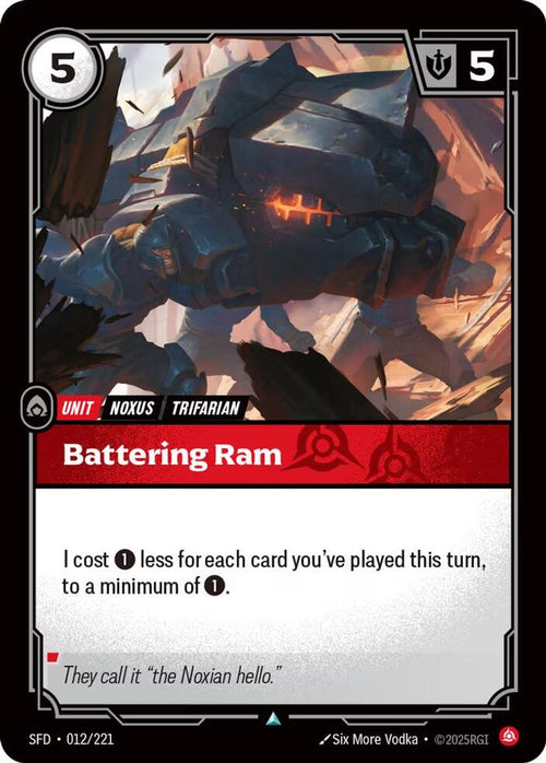 Battering Ram 012/221 Uncommon Spiritforged