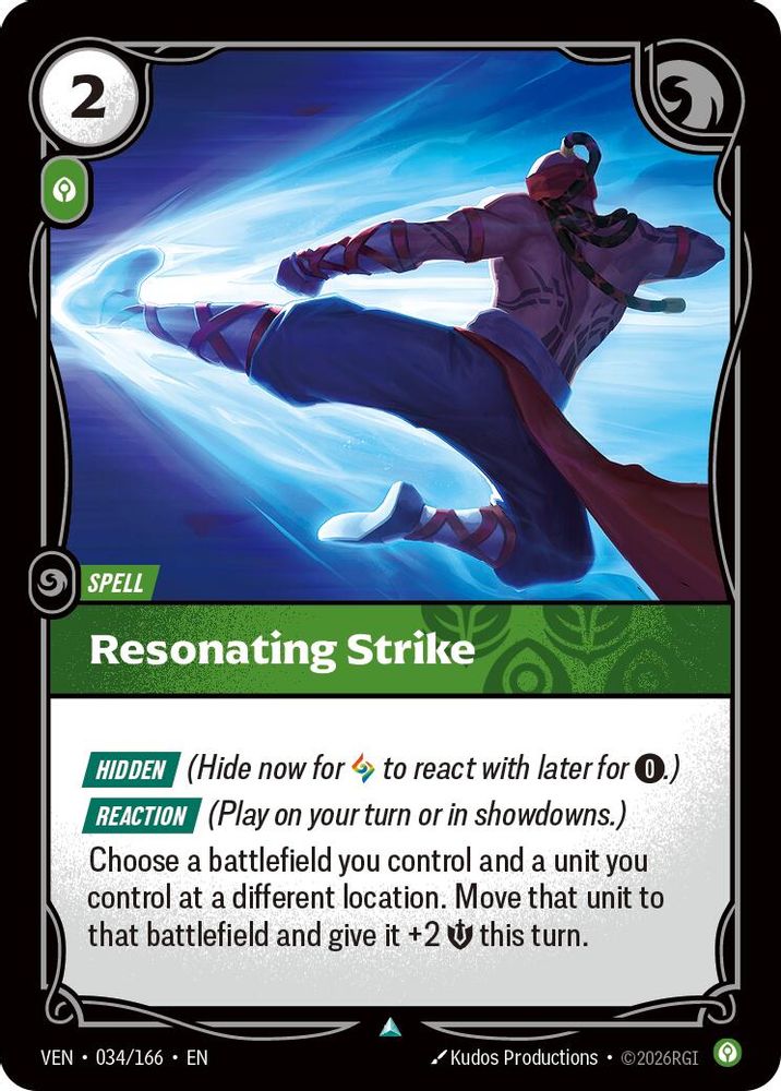 Resonating Strike 034/166 Uncommon Vendetta