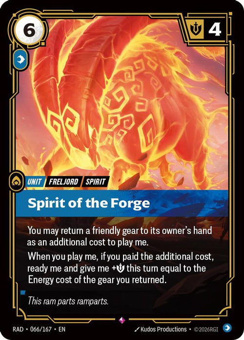 Spirit of the Forge 066/167 Rare Radiance Foil