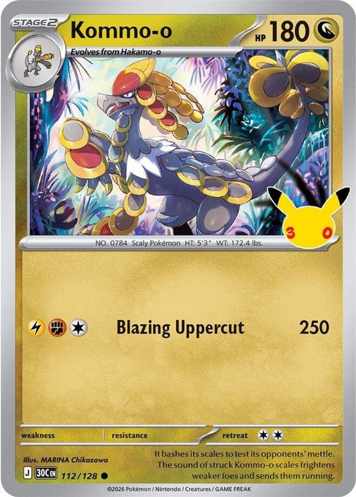 Kommo-o 112/128 ME: 30th Celebration Holo