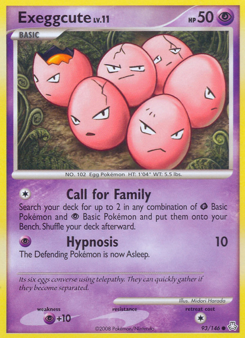 Exeggcute 93/146 Common Legends Awakened