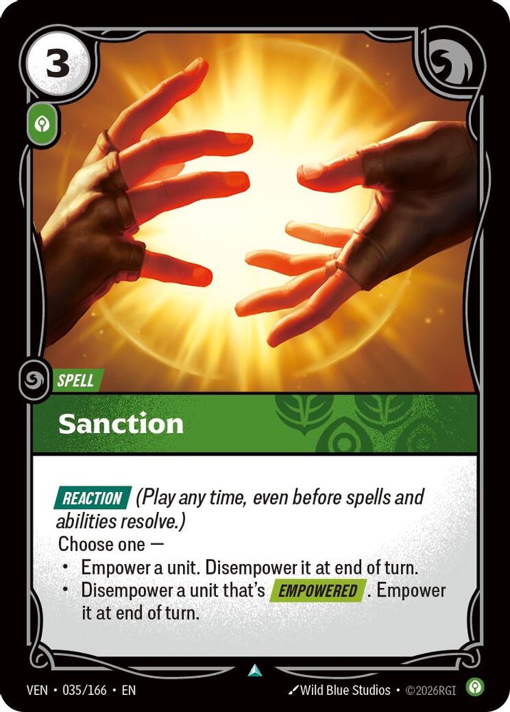 Sanction 035/166 Uncommon Vendetta