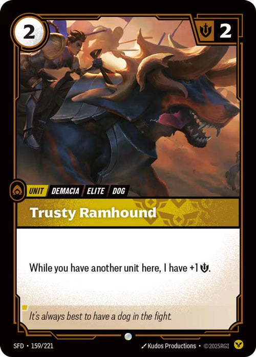 Trusty Ramhound 159/221 Common Spiritforged