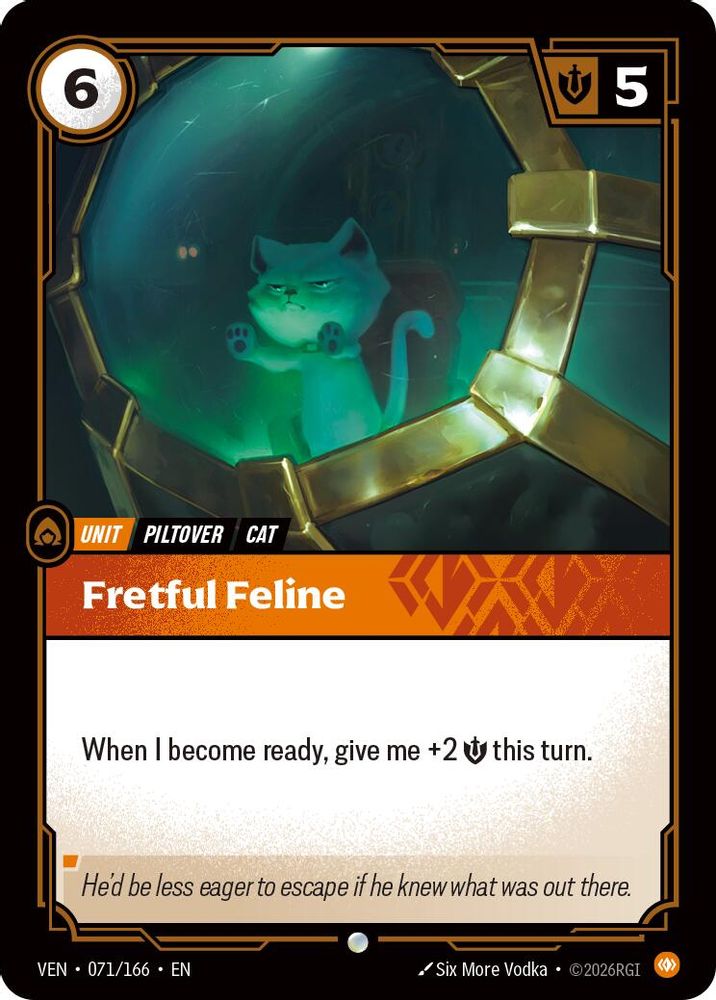 Fretful Feline 071/166 Common Vendetta