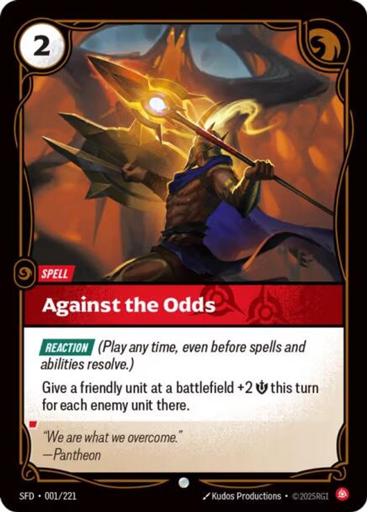 Against the Odds 001/221 Common Spiritforged