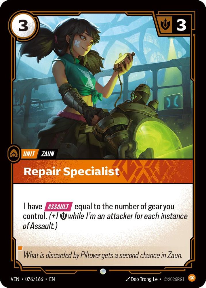 Repair Specialist 076/166 Common Vendetta