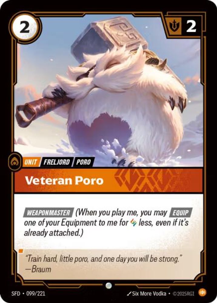 Veteran Poro 099/221 Common Spiritforged