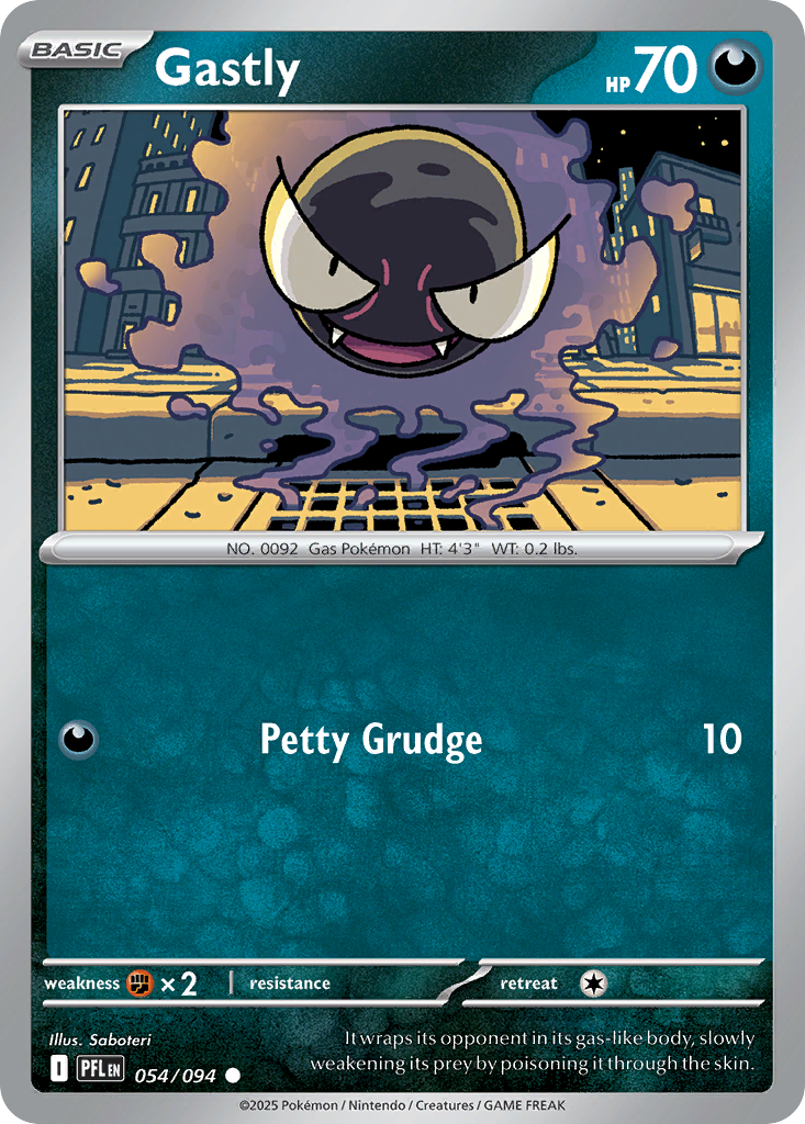 Gastly 054/094 Common Phantasmal Flames