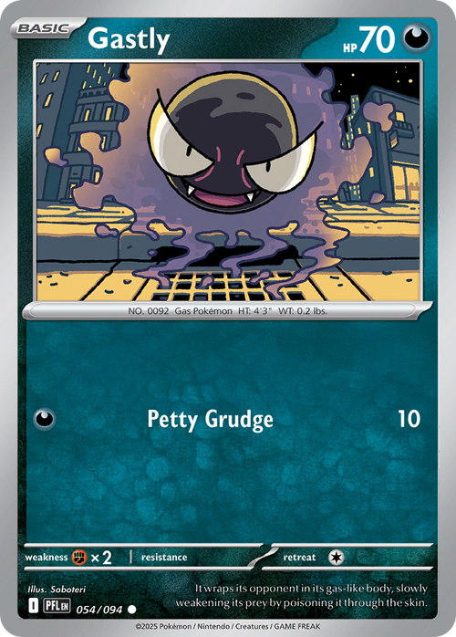 Gastly 054/094 Common Phantasmal Flames