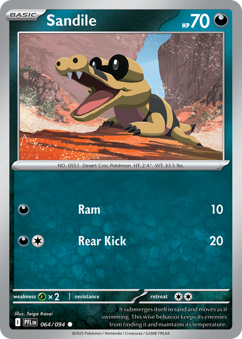 Sandile 064/094 Common Phantasmal Flames