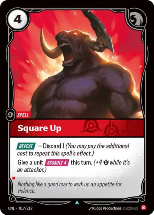 Square Up 017/219 Uncommon Unleashed