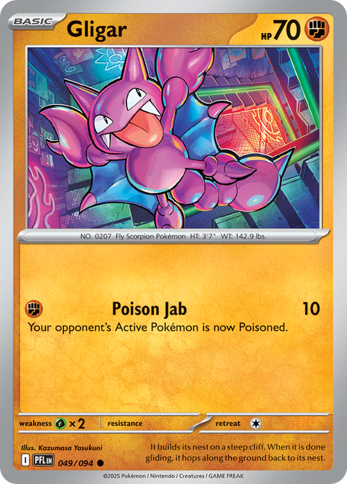 Gligar 049/094 Common Phantasmal Flames