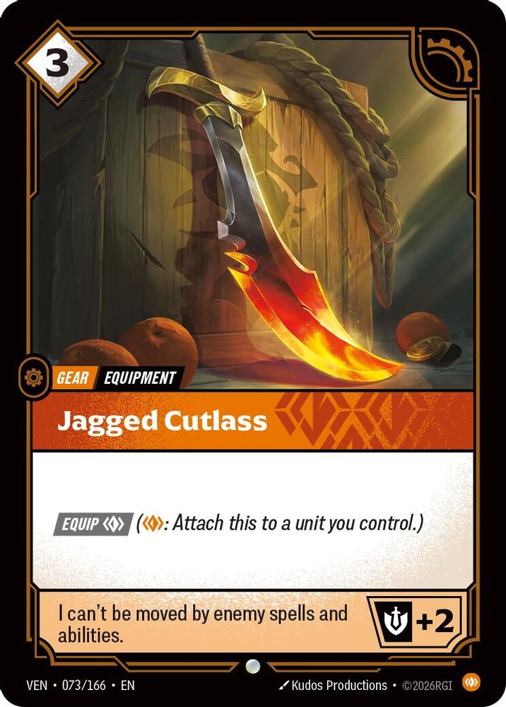 Jagged Cutlass 073/166 Common Vendetta
