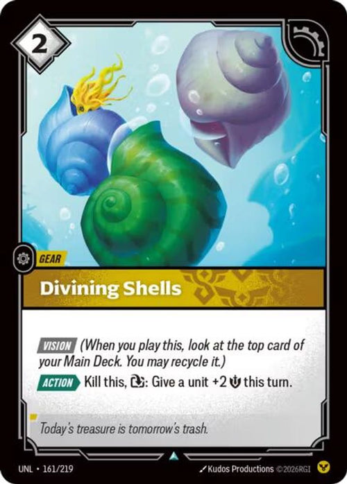 Divining Shells 161/219 Uncommon Unleashed