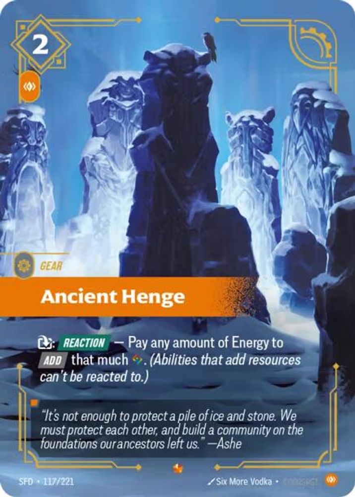 Ancient Henge 117/221 Epic Spiritforged Foil