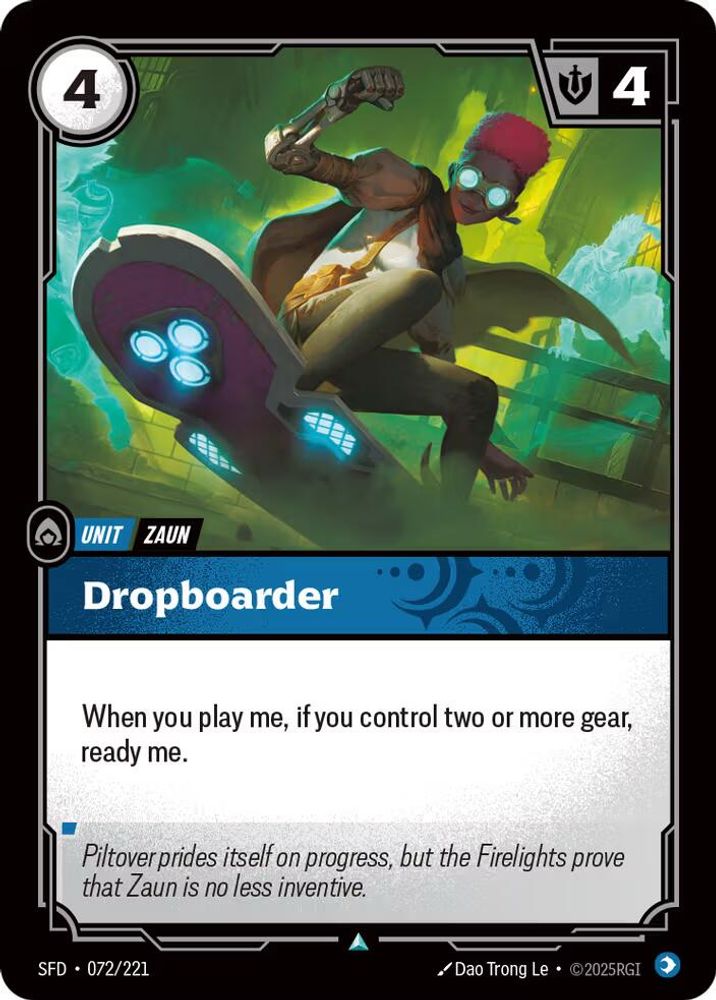 Dropboarder 072/221 Uncommon Spiritforged