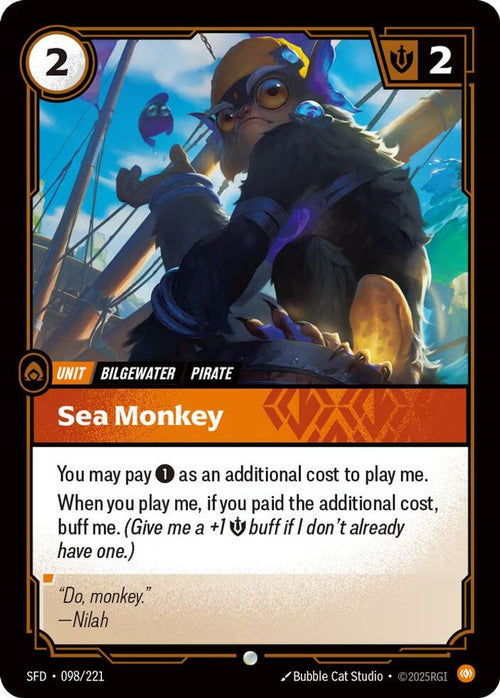 Sea Monkey 098/221 Common Spiritforged