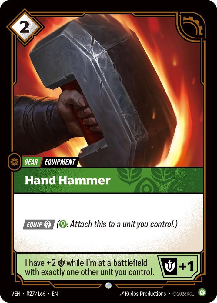 Hand Hammer 027/166 Common Vendetta