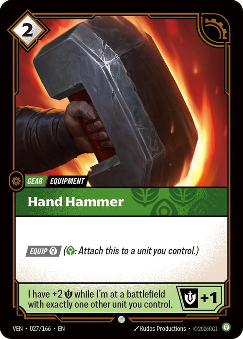 Hand Hammer 027/166 Common Vendetta