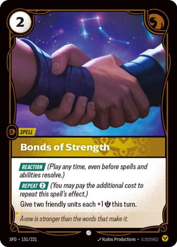 Bonds of Strength 151/221 Common Spiritforged