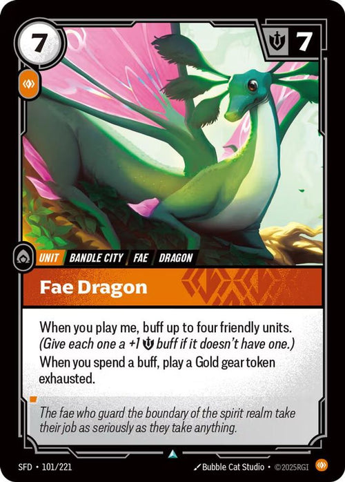 Fae Dragon 101/221 Uncommon Spiritforged