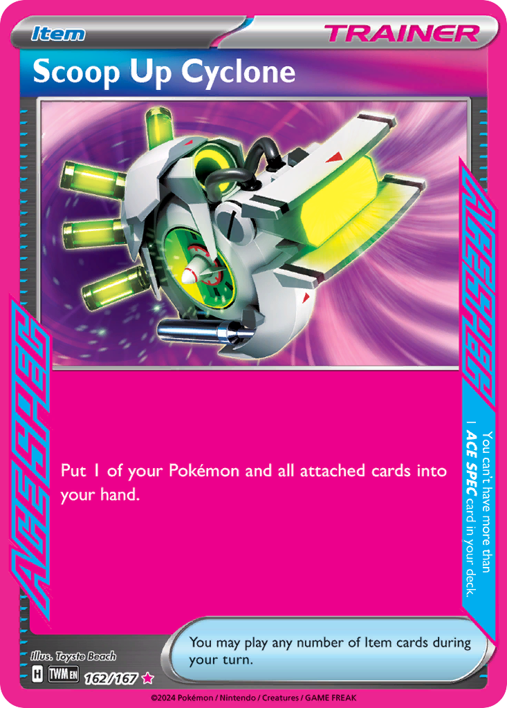Scoop Up Cyclone 162/167 ACE SPEC Twilight Masquerade Holo