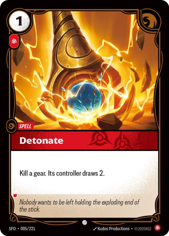 Detonate 005/221 Common Spiritforged