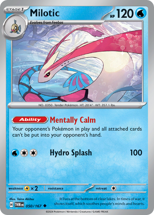 Milotic 050/167 Uncommon Twilight Masquerade