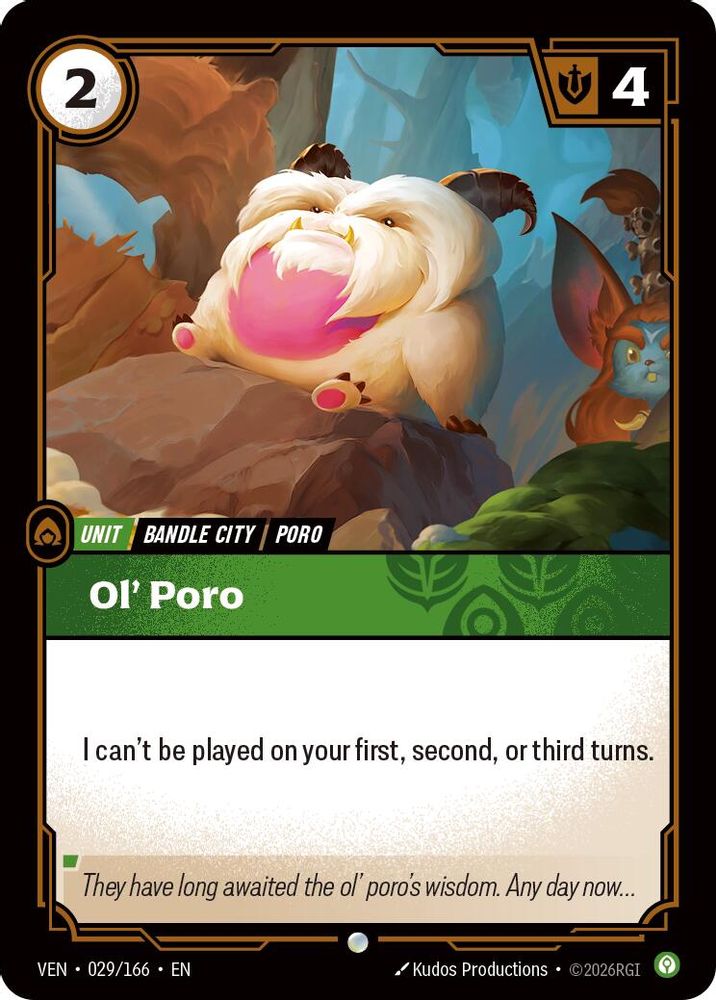 Ol' Poro 029/166 Common Vendetta