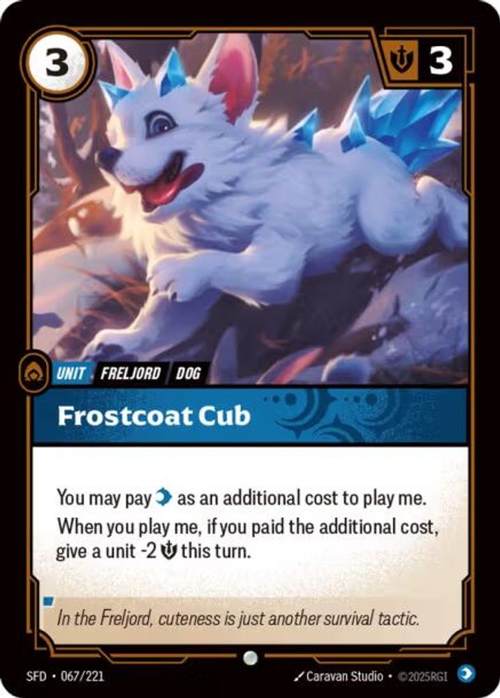 Frostcoat Cub 067/221 Common Spiritforged