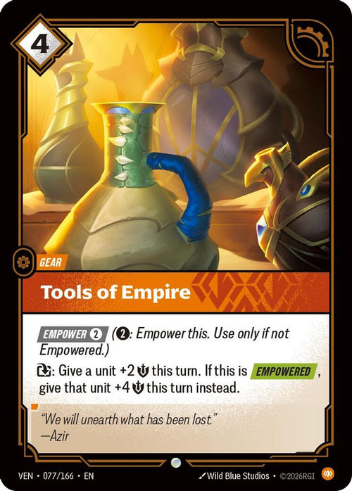 Tools of Empire 077/166 Common Vendetta