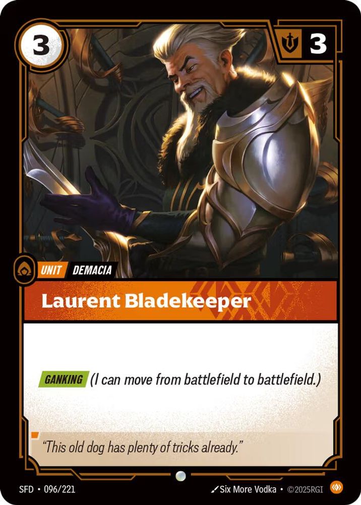 Laurent Bladekeeper 096/221 Common Spiritforged