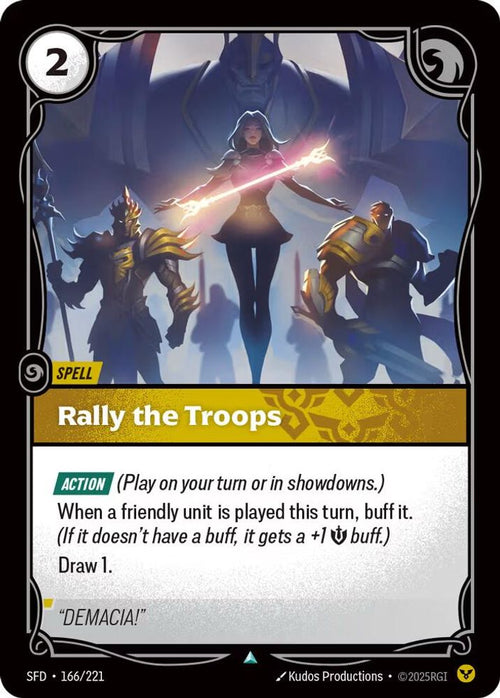 Rally the Troops 166/221 Uncommon Spiritforged