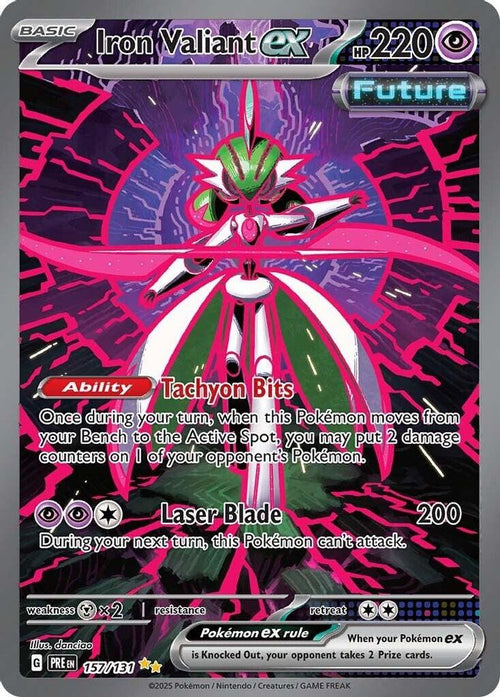 Iron Valiant ex 157/131 Holo Prismatic Evolutions