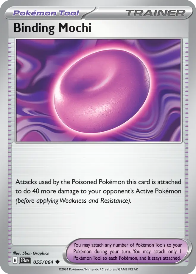 Binding Mochi 055/064 Uncommon Shrouded Fable Pokemon NM