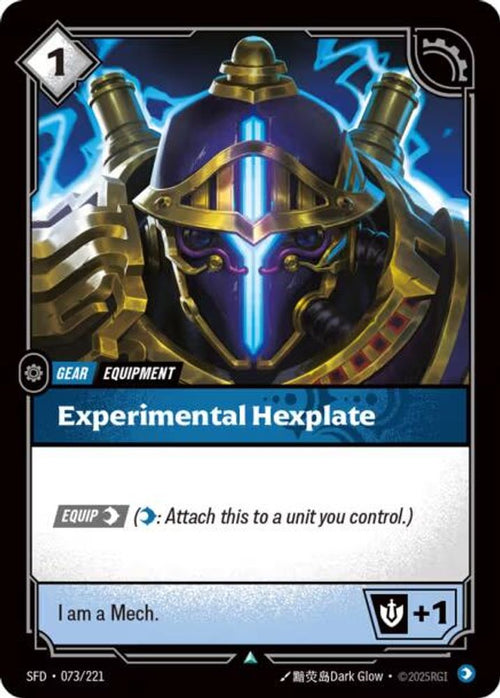 Experimental Hexplate 073/221 Uncommon Spiritforged