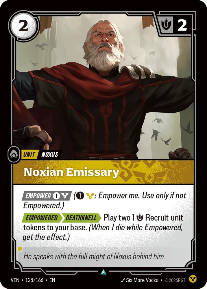 Noxian Emissary 128/166 Uncommon Vendetta