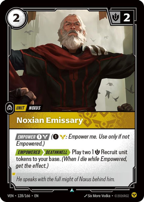 Noxian Emissary 128/166 Uncommon Vendetta