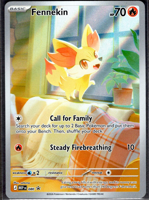 Fennekin 080 Holo Promo ME: Mega Evolution Promo