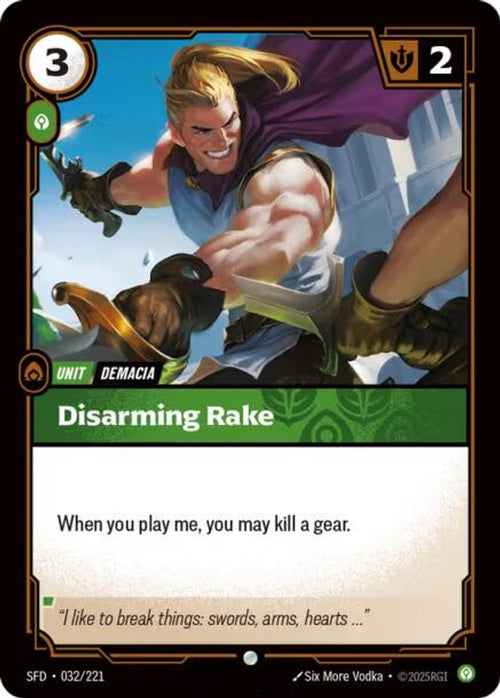 Disarming Rake 032/221 Common Spiritforged