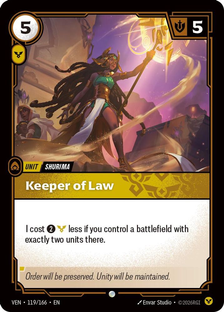 Keeper of Law 119/166 Common Vendetta