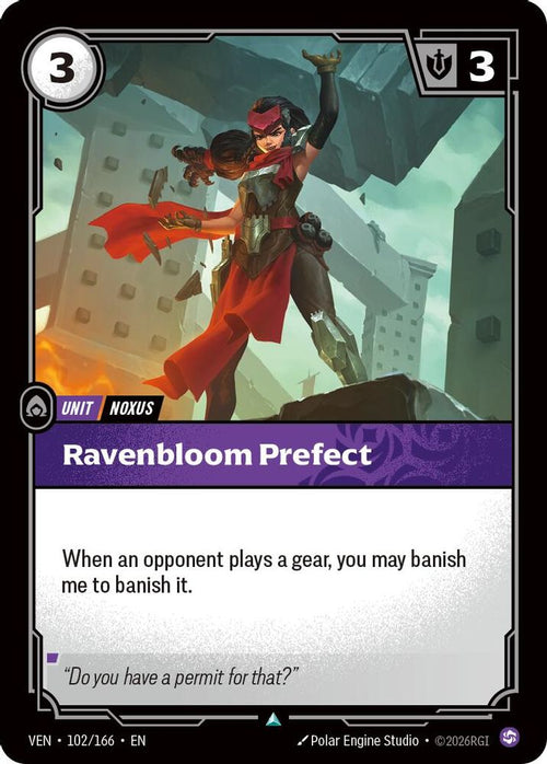 Ravenbloom Prefect 102/166 Uncommon Vendetta